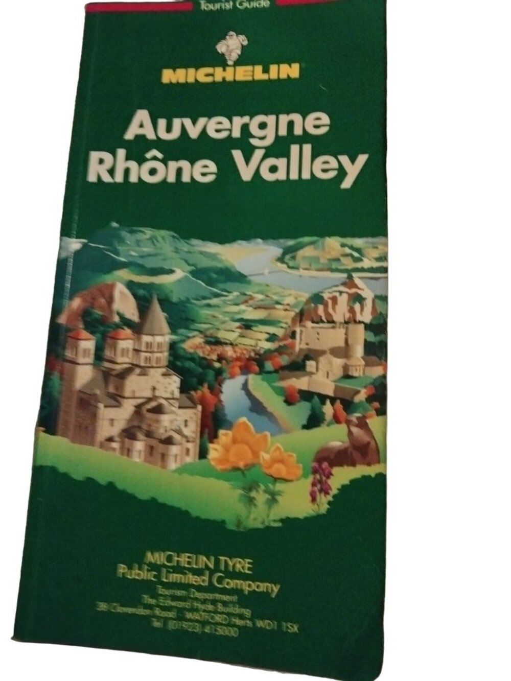 Auvergne Rhone Valley Green Tourist Guide Michelin Travel Publication